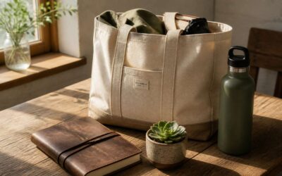 Upgrade your daily carry with a sturdy canvas tote that fits everything.