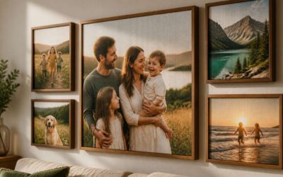Showcase your memories with canvas photo prints.